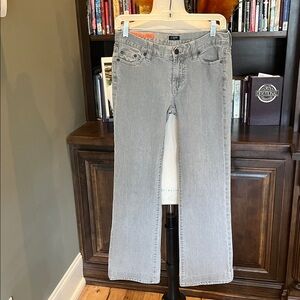 J Crew Low Rise Hipslung Gray Jeans